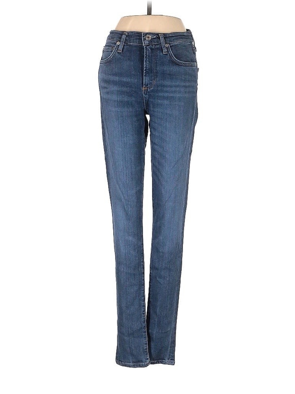 Agolde Sophie High Rise Skinny Jeans Nerve W 25X30 Blue Style A003 C-1044 GOOD!!